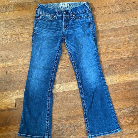 Ariat Real Denim Mid Rise Stretch Bootcut Womens Size 29S - Picture 3 of 11